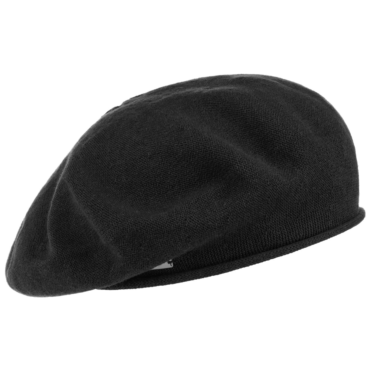 Seeberger Women's Black Rolled Edge Beret By
