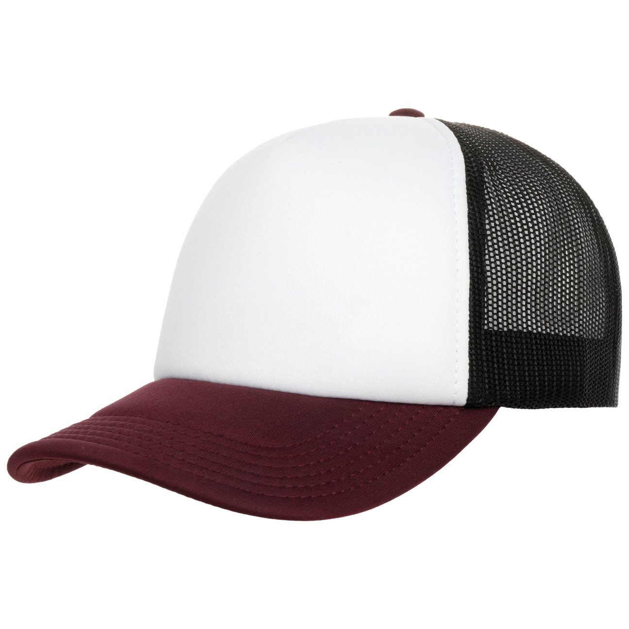 Hatshopping.co.uk Women's Bordeaux Tricoloured Rapper Cap