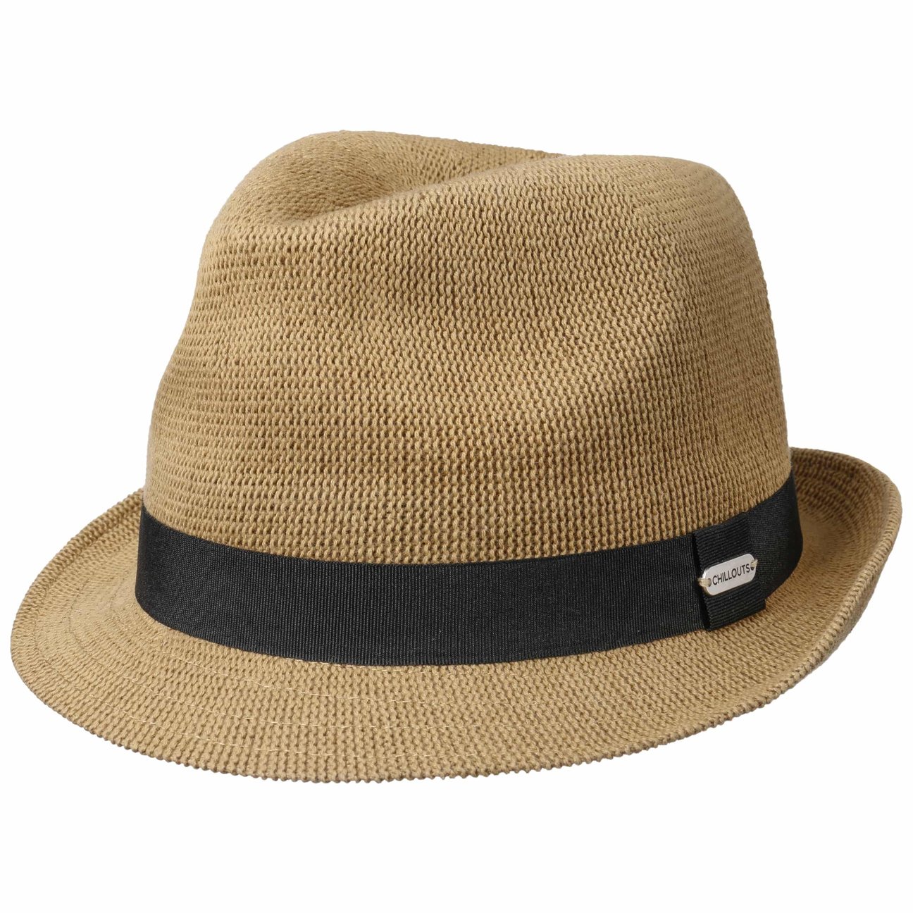 Chillouts Unisex Beige Bardolino Cotton Trilby Hat By