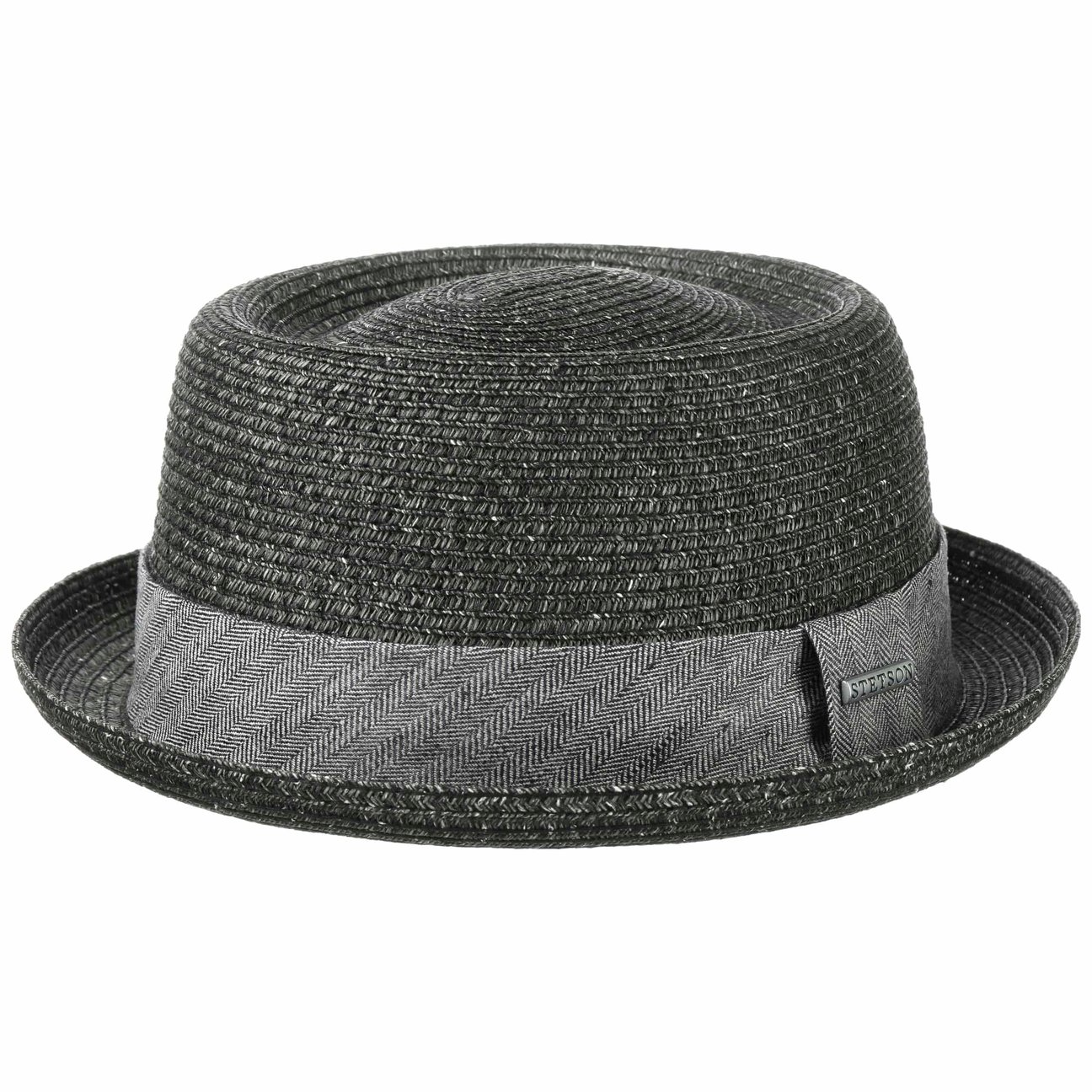 Stetson Women's Anthracite Robstown Toyo Pork Pie Hat By