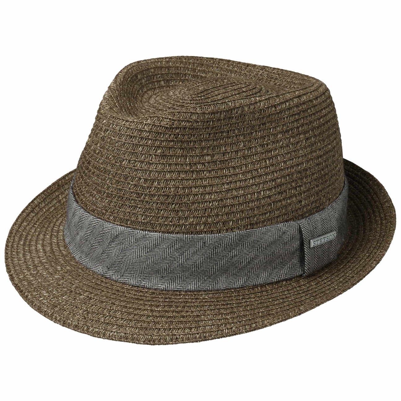 Stetson Women's Brown Reidton Toyo Trilby Straw Hat By