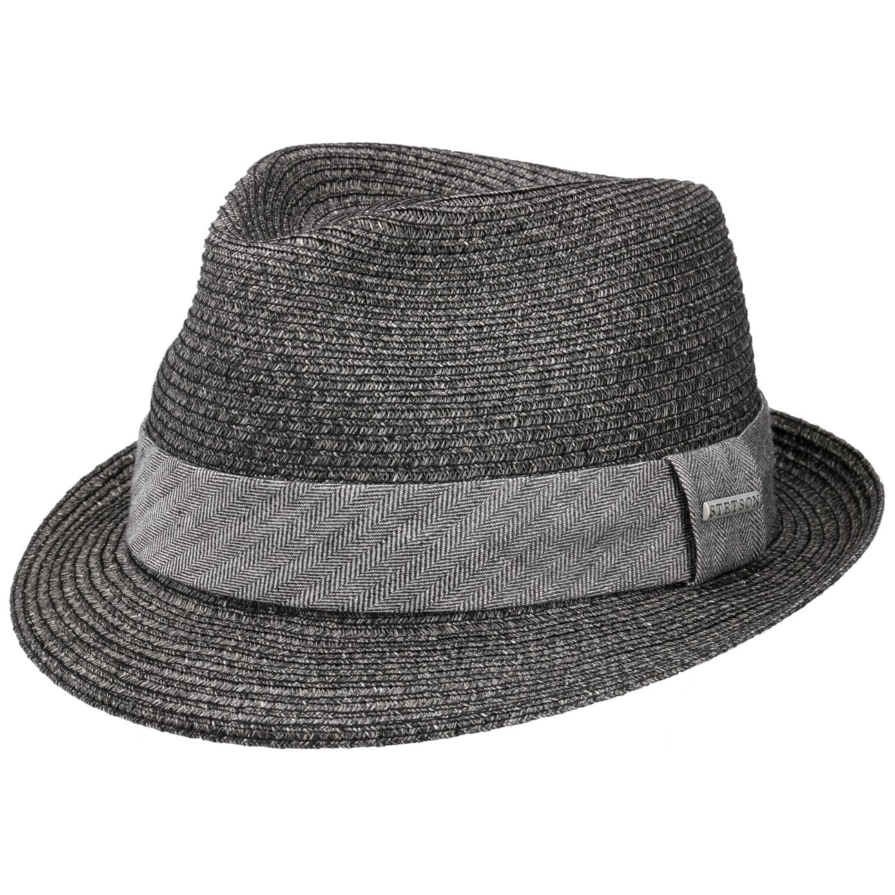 Stetson Women's Anthracite Reidton Toyo Trilby Straw Hat By