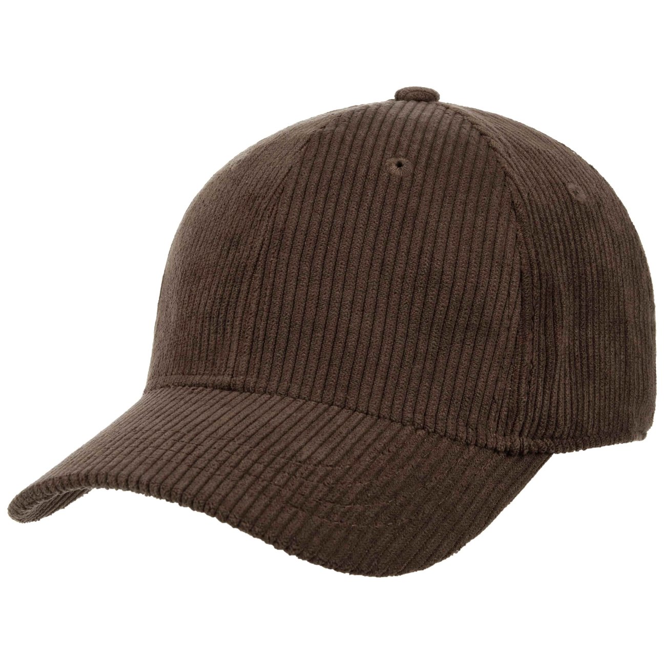 Hatshopping.co.uk Women's Brown Basic Corduroy Baseball Cap