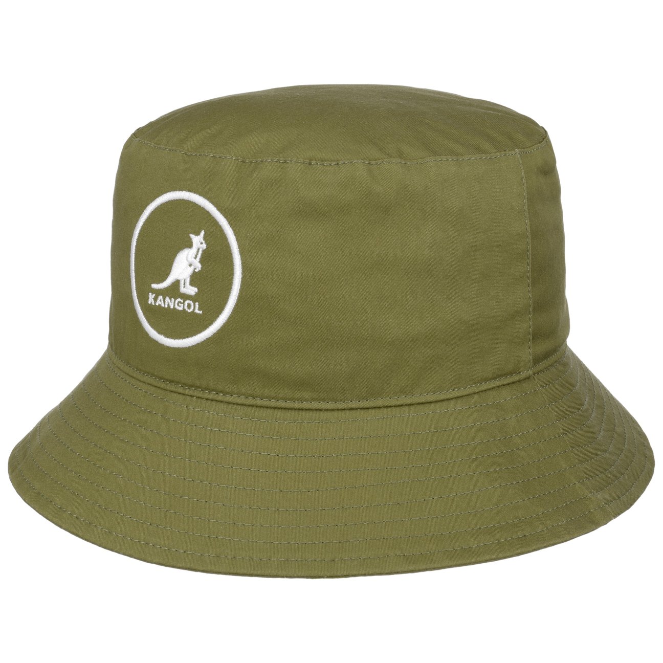 Kangol Men's Olive Cotton Bucket Hat By