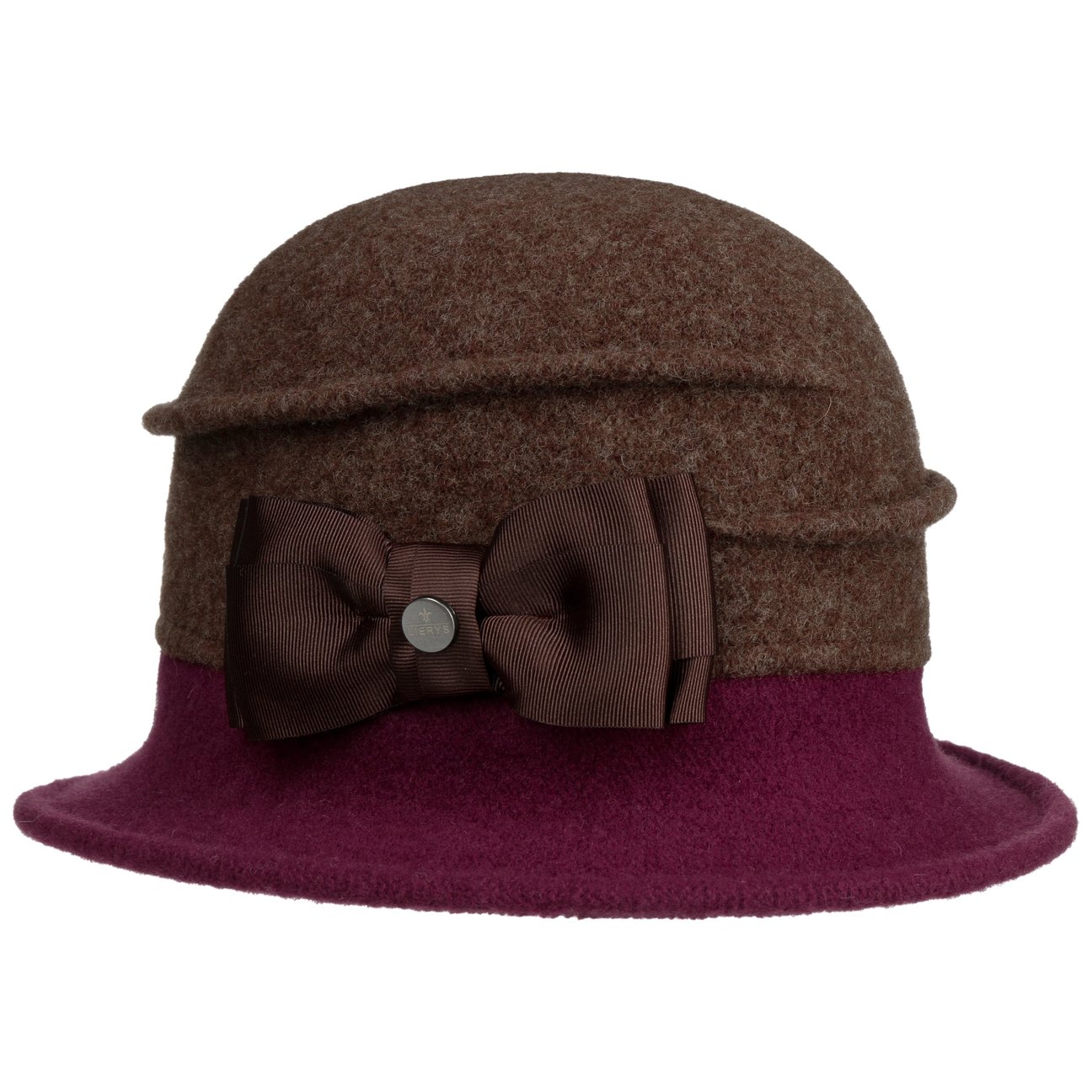 Lierys Women's Brown Oretka Milled Wool Hat By