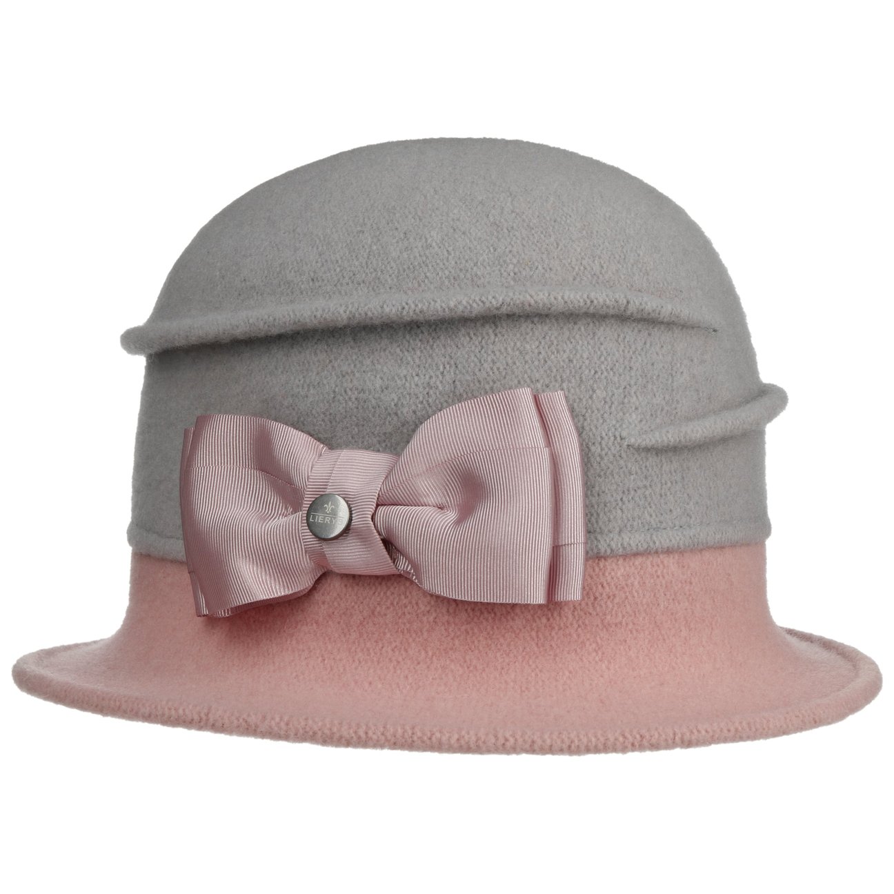 Lierys Women's Grey Oretka Milled Wool Hat By