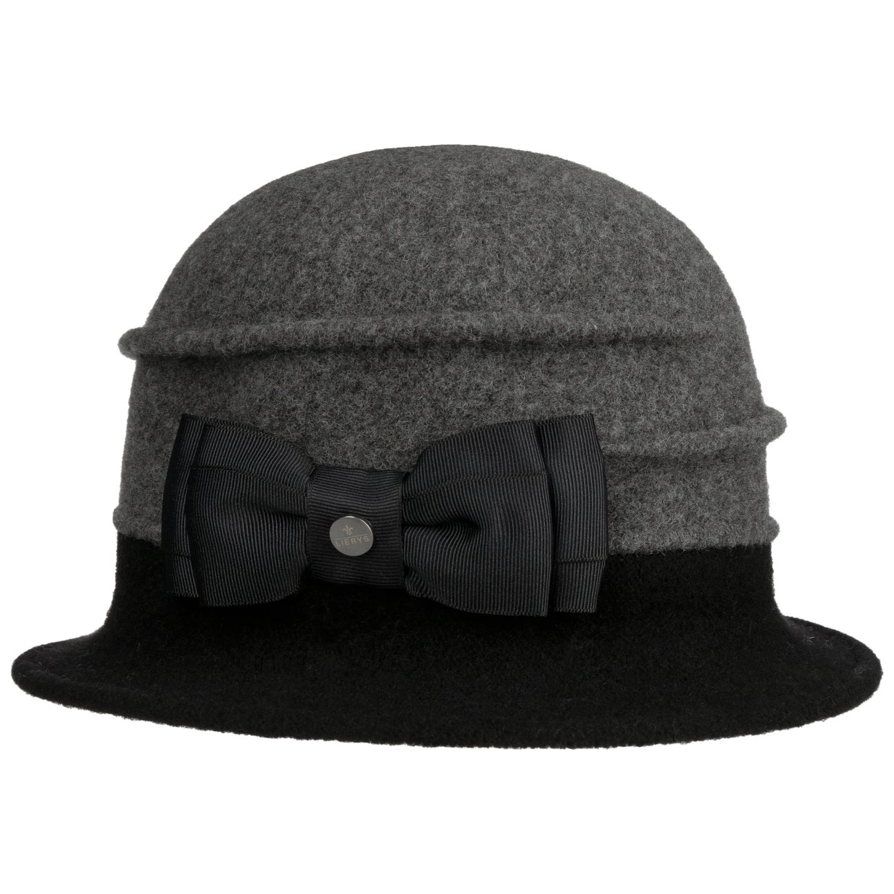 Lierys Women's Anthracite Oretka Milled Wool Hat By