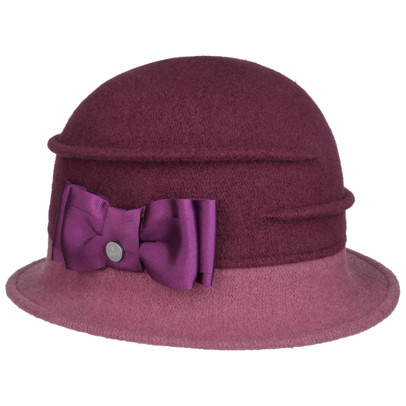 Lierys Women's Bordeaux Oretka Milled Wool Hat By
