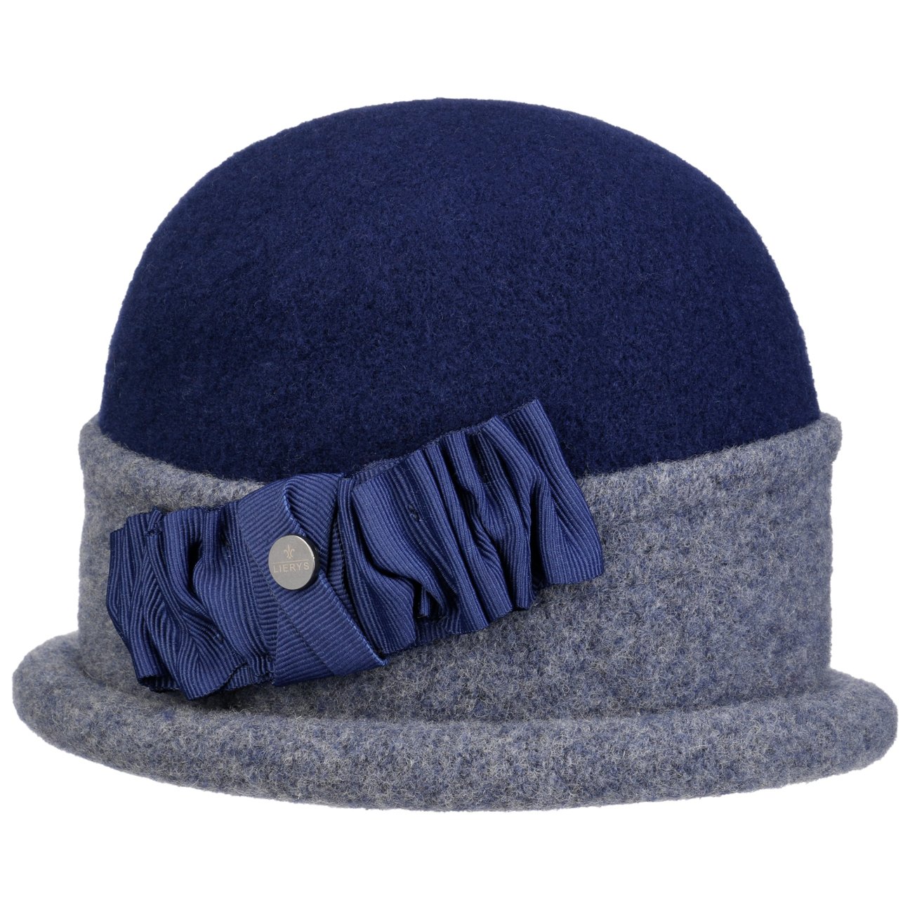 Lierys Women's Blue Oretka Toque Milled Wool Hat By