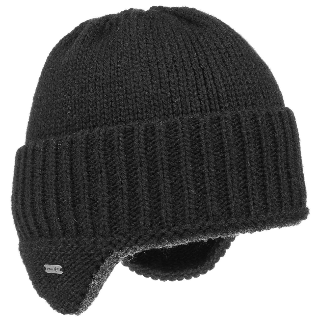 Mcburn Black Anton Knit Hat By