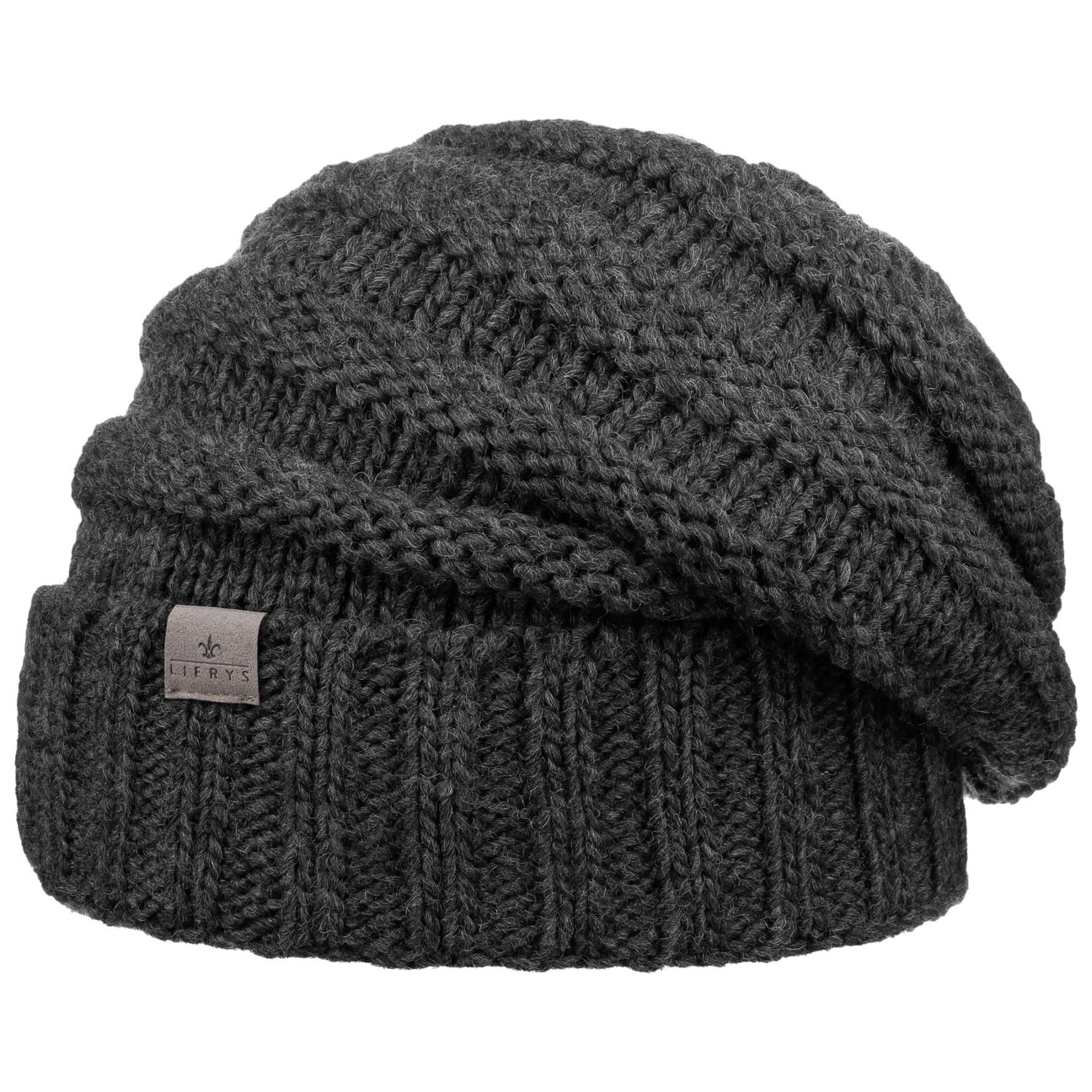 Lierys Women's Anthracite Jil Oversize Knit Hat By