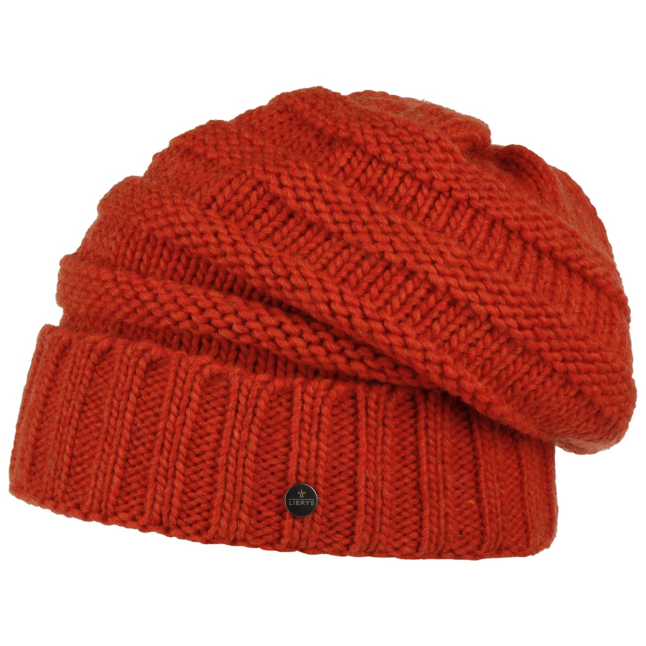 Lierys Women's Orange Jil Oversize Knit Hat By