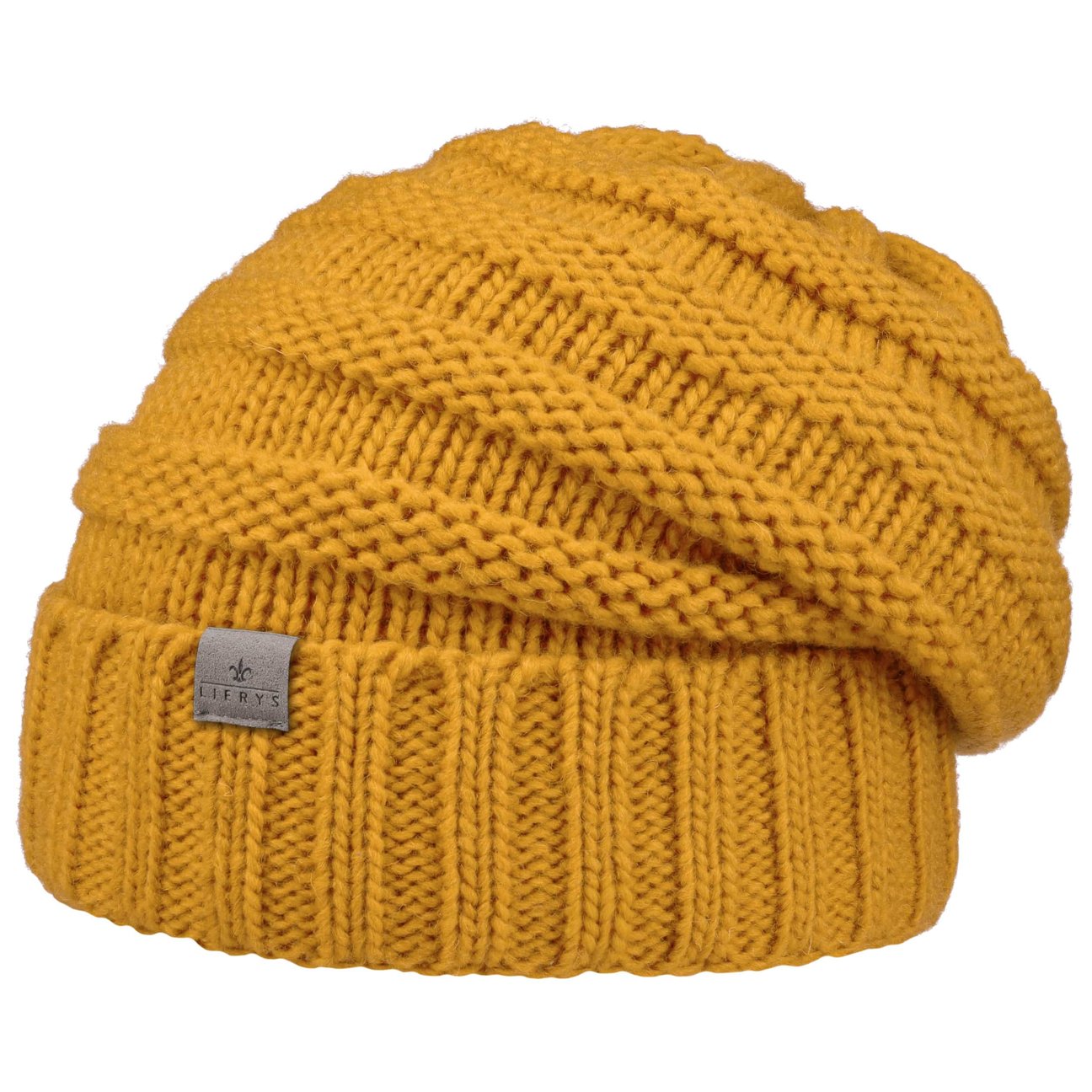Lierys Women's Mustard Jil Oversize Knit Hat By
