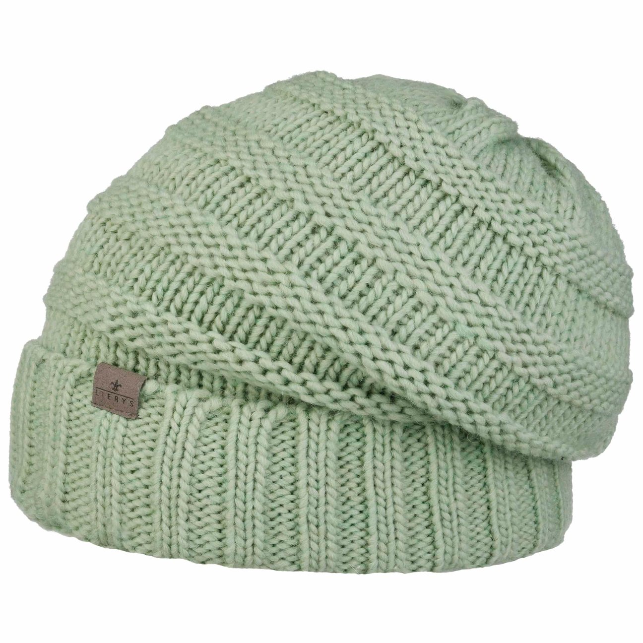 Lierys Women's Mint Green Jil Oversize Knit Hat By