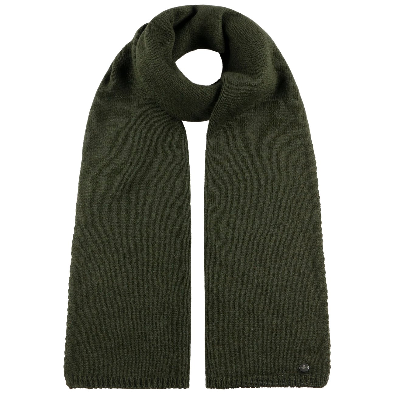 Lierys Women's Olive Merino Cashmere Knit Scarf By