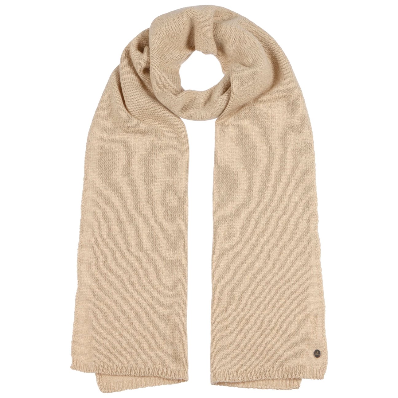 Lierys Women's Beige Merino Cashmere Knit Scarf By