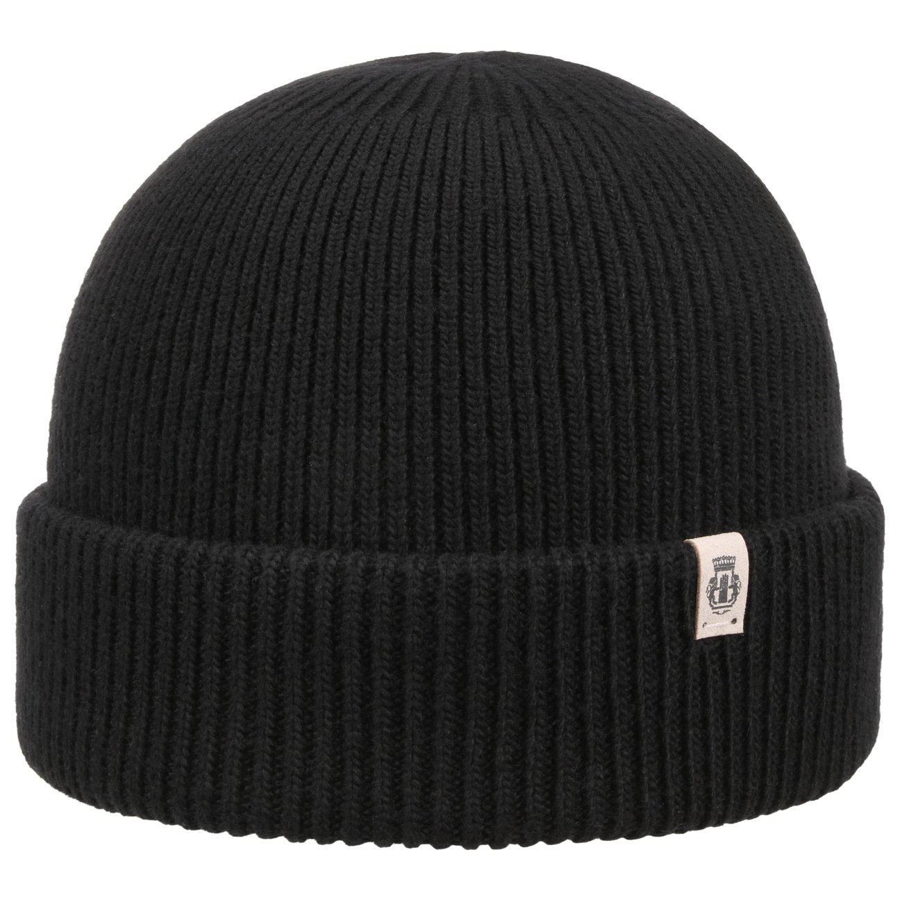 Roeckl Women's Black Cuffed Beanie With Cashmere By