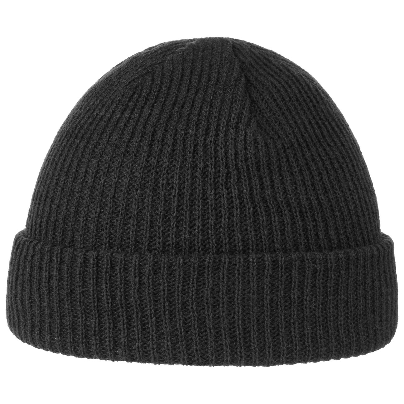 Hatshopping.co.uk Black Skate Beanie With Cuff