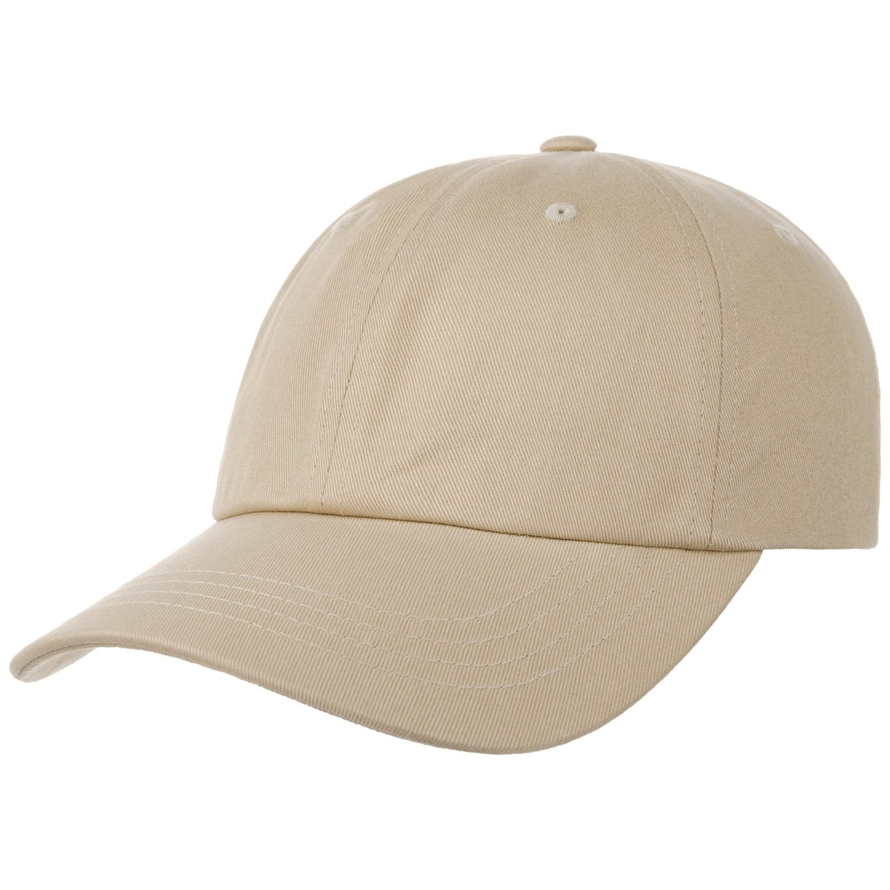 Hatshopping.co.uk Women's Oatmeal Low Profile Cotton Strapback Cap
