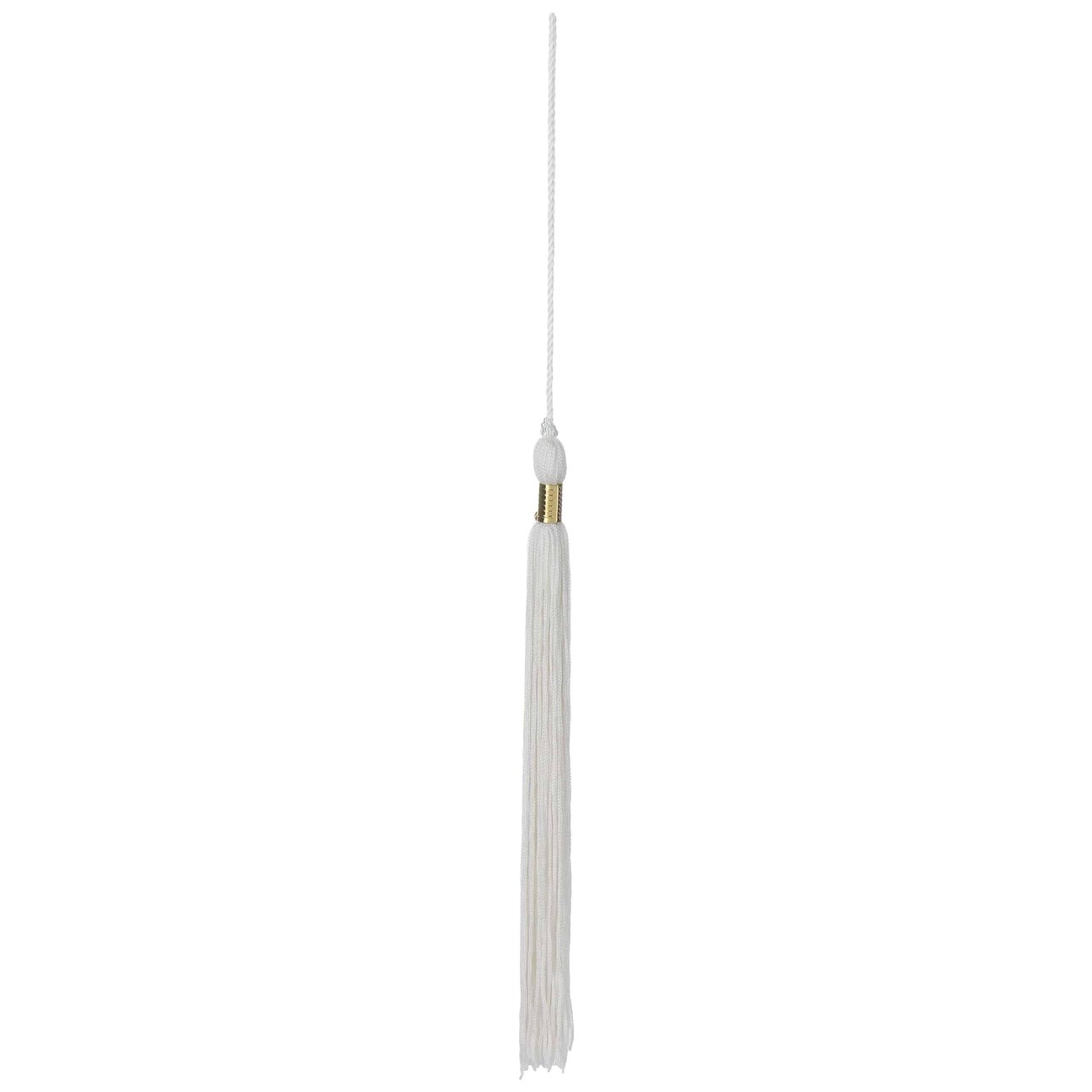 Lierys Women's White Tassel For Flexible Graduation Hat
