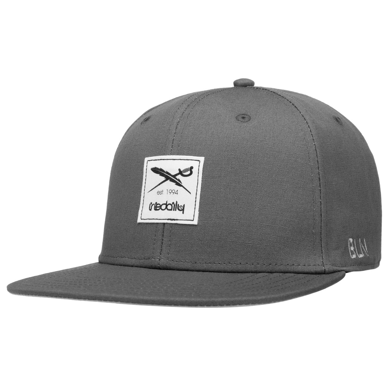 Iriedaily Grey Daily Flag 2 Snapback Cap By