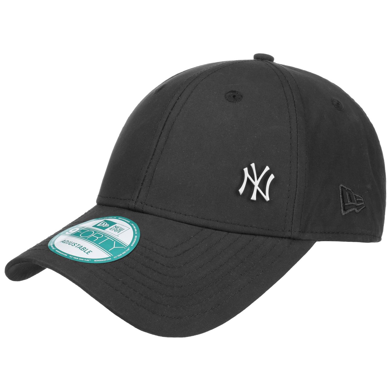 New Era Men's Black 9Forty Ny Yankees Strapback Cap By