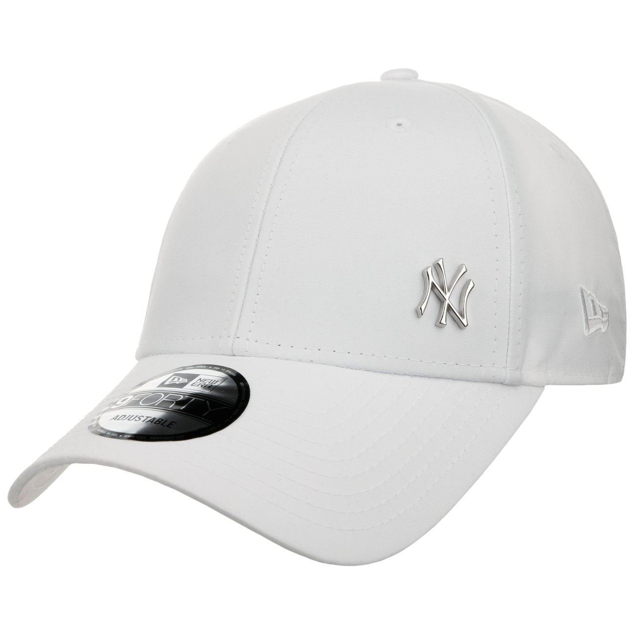 New Era Men's White 9Forty Ny Yankees Strapback Cap By