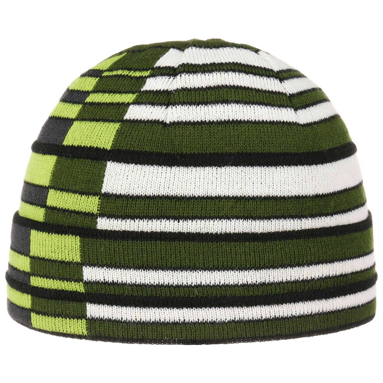 Hatshopping.co.uk Green Rigato Kids Knit Hat With Cuff