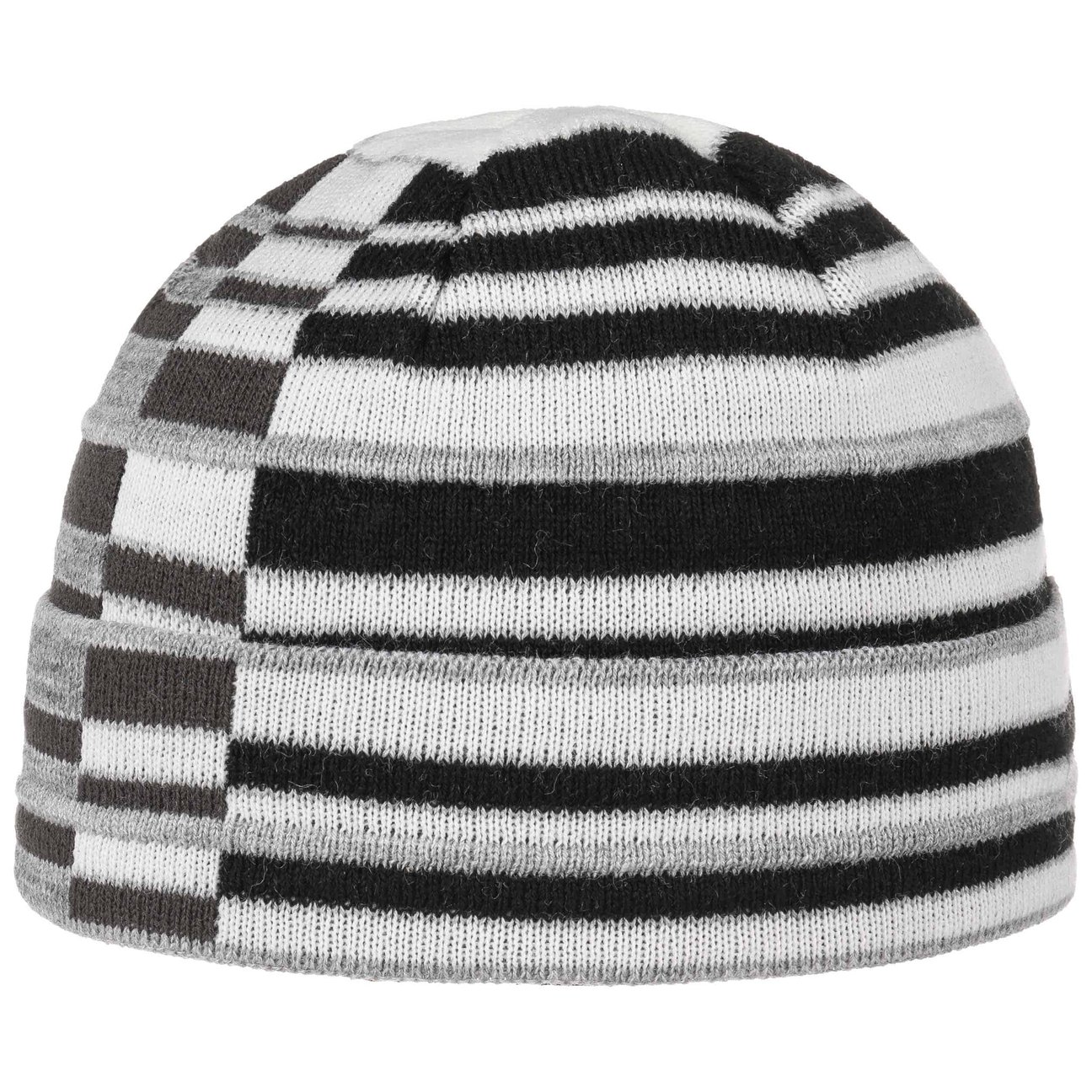 Hatshopping.co.uk Black Rigato Kids Knit Hat With Cuff