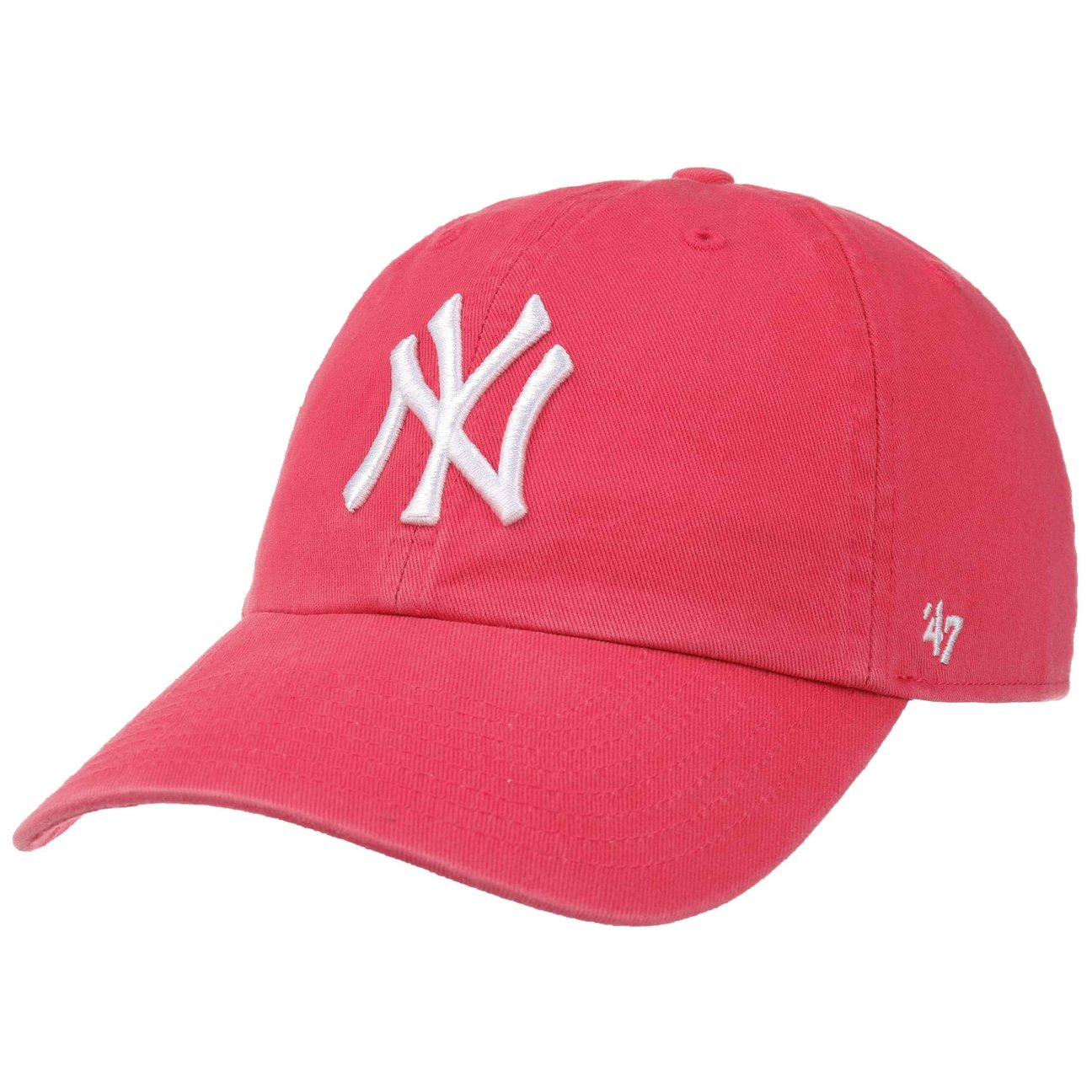 47 Brand Men's Pink Yankees Cleanup Strapback Cap By