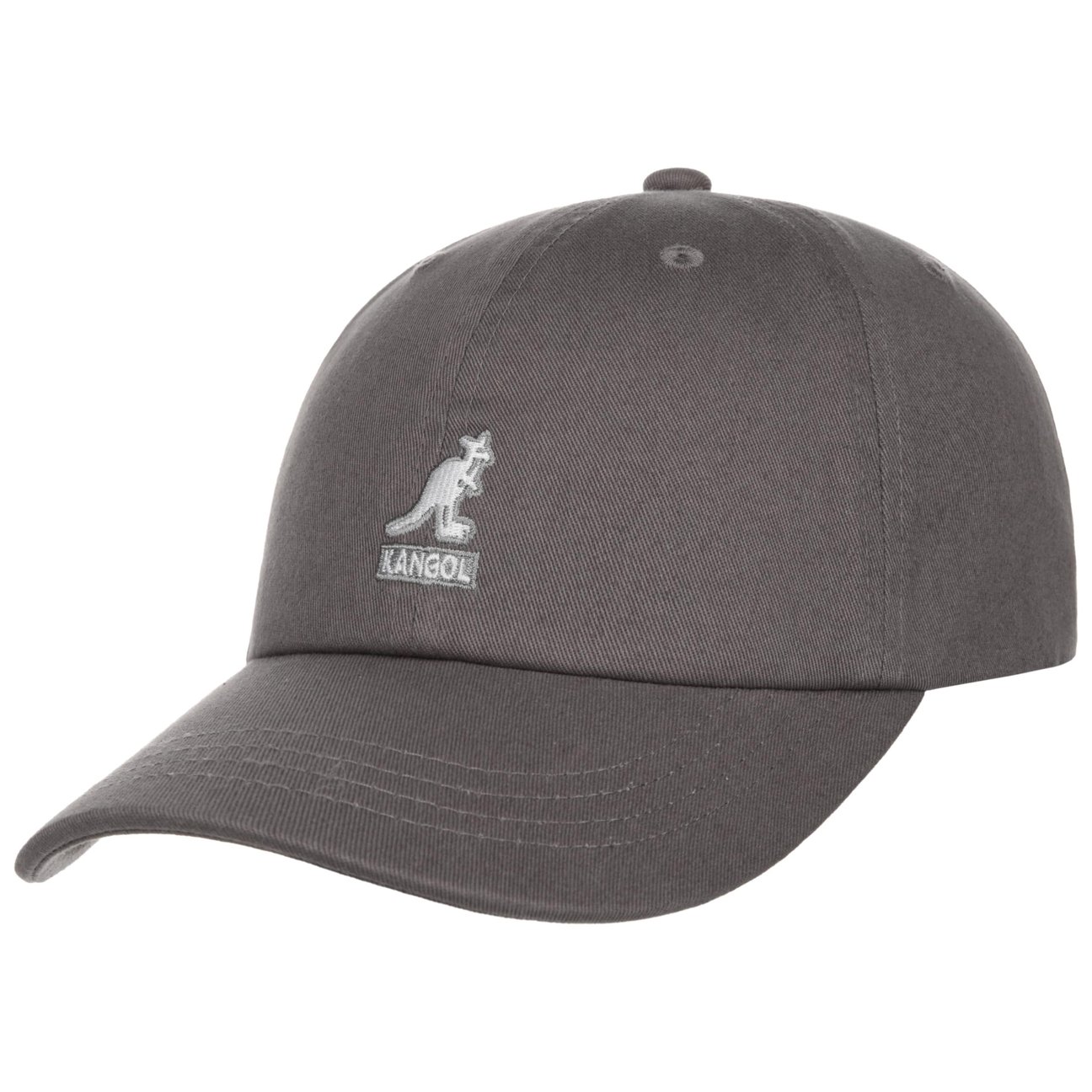 Kangol Men's Grey Washed Dad Hat Baseball Cap By