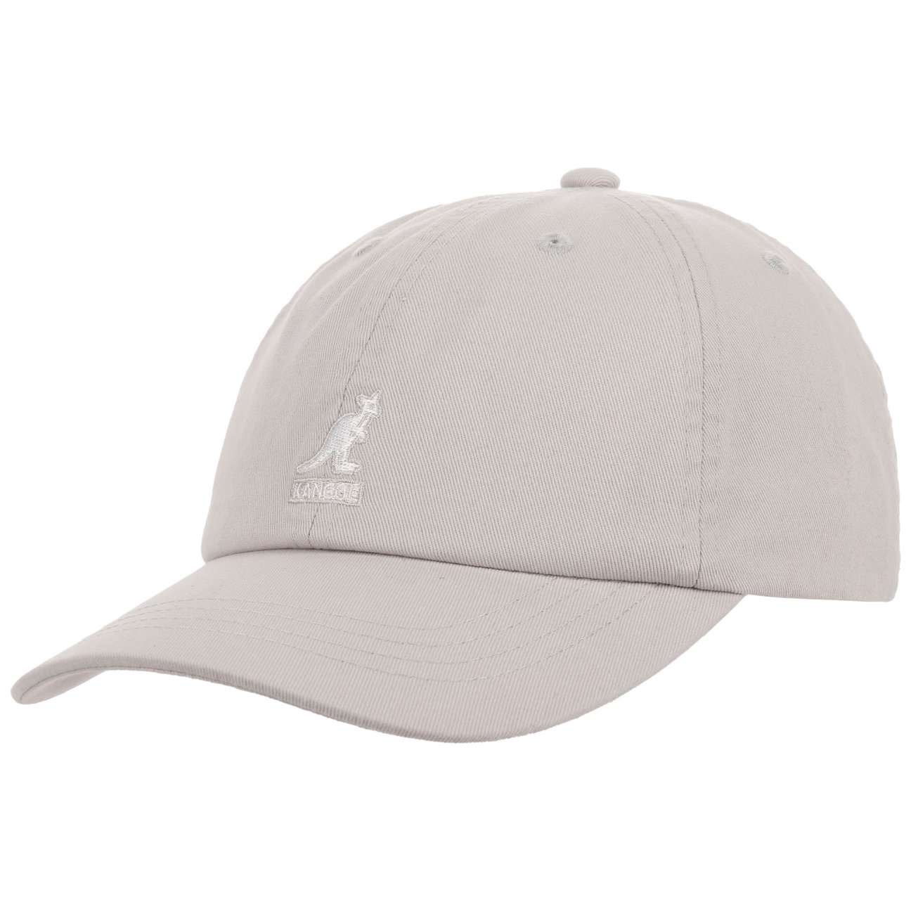 Kangol Men's Light Grey Washed Dad Hat Baseball Cap By