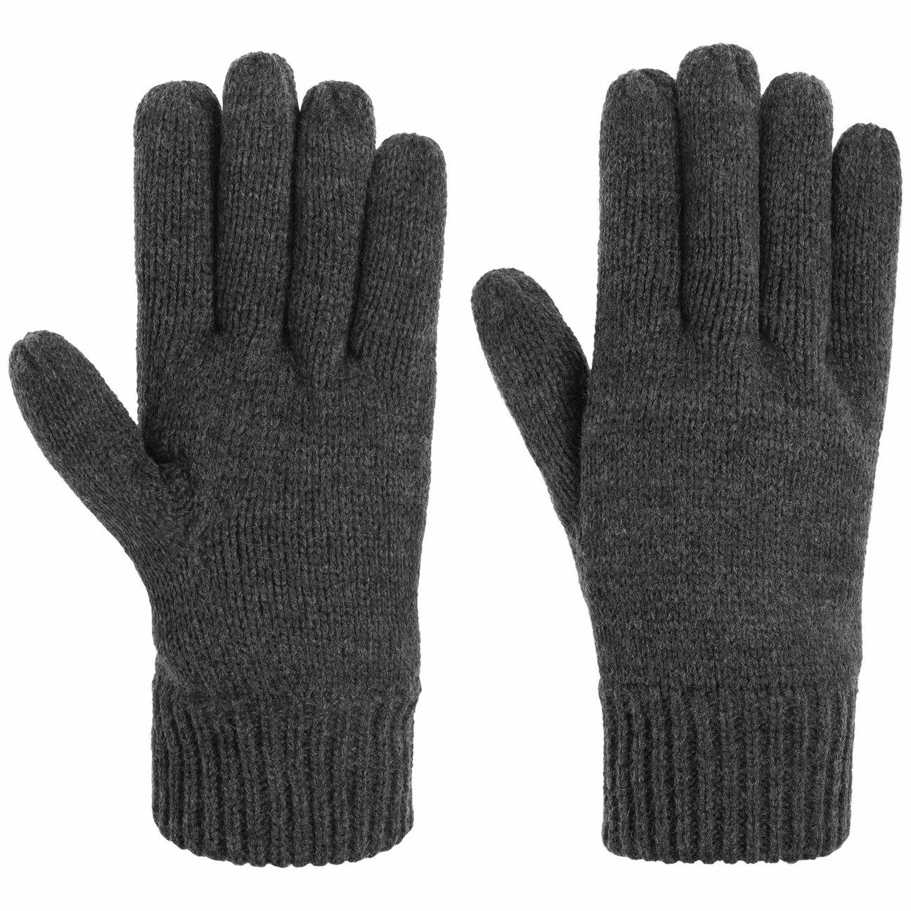 Lipodo Women's Anthracite Thinsulate 3M Knit Gloves By