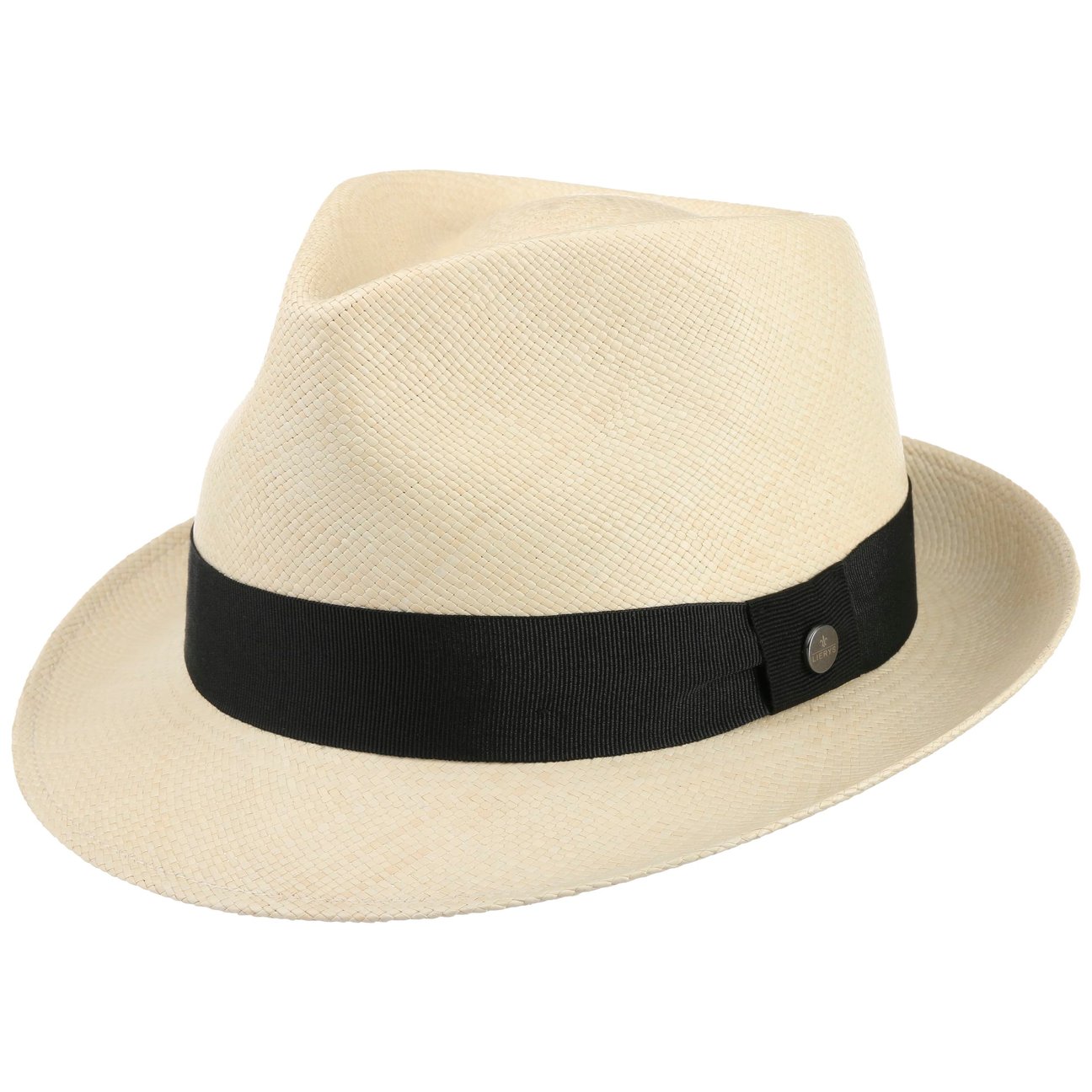Lierys Women's Nature-Black The Trilby Panama Hat By