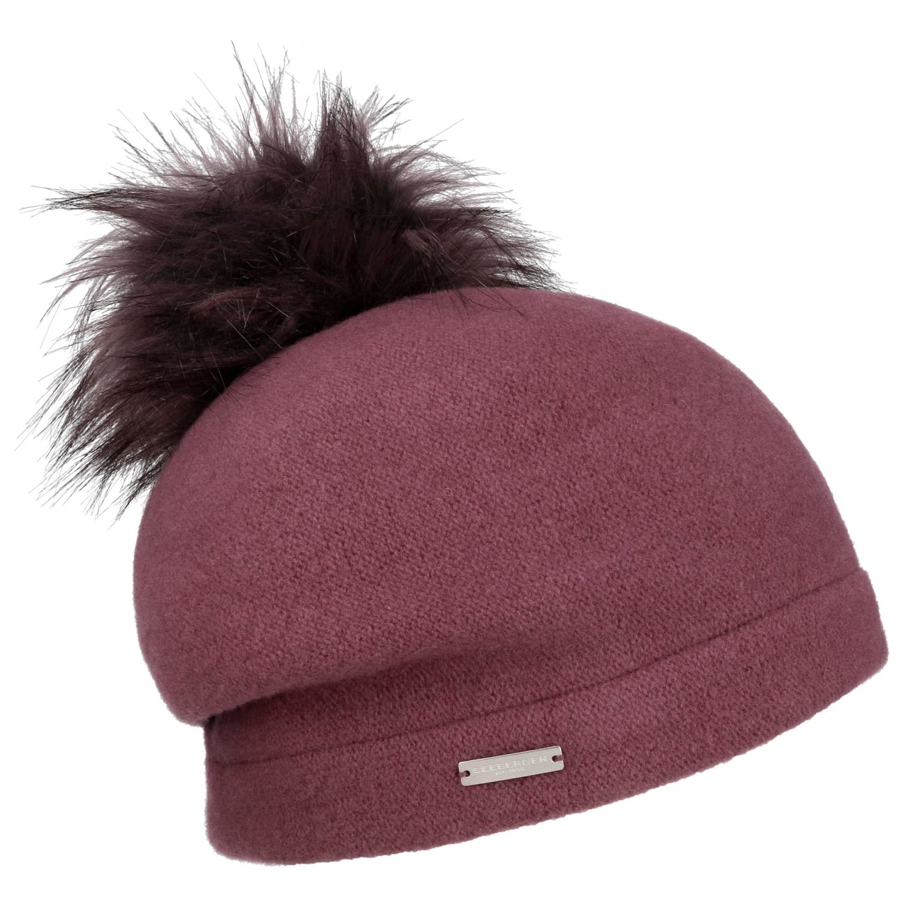 Seeberger Women's Oldrose Tamisa Milled Wool Hat By