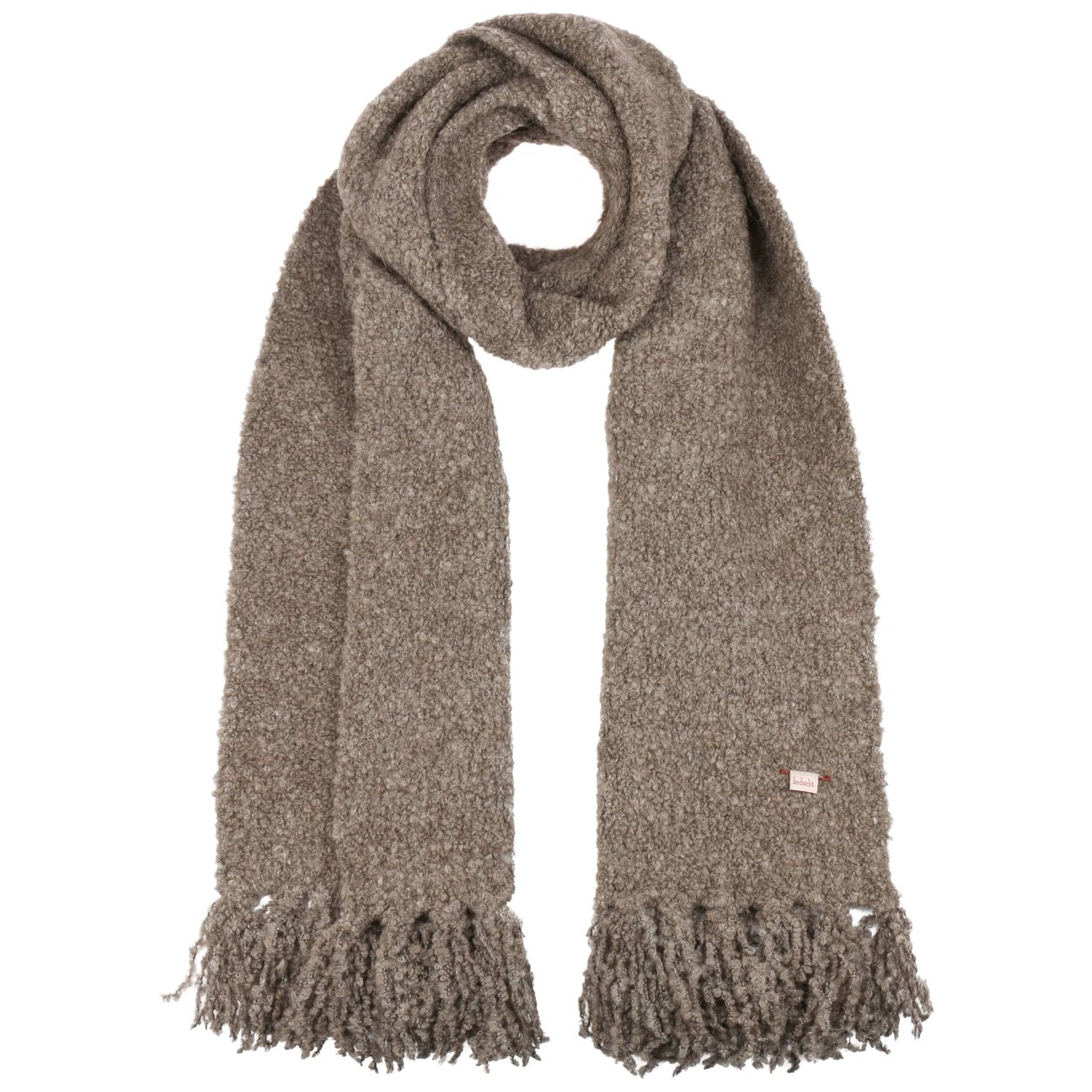 Bedacht Unisex Beige Bratz Alpaca Wool Scarf By