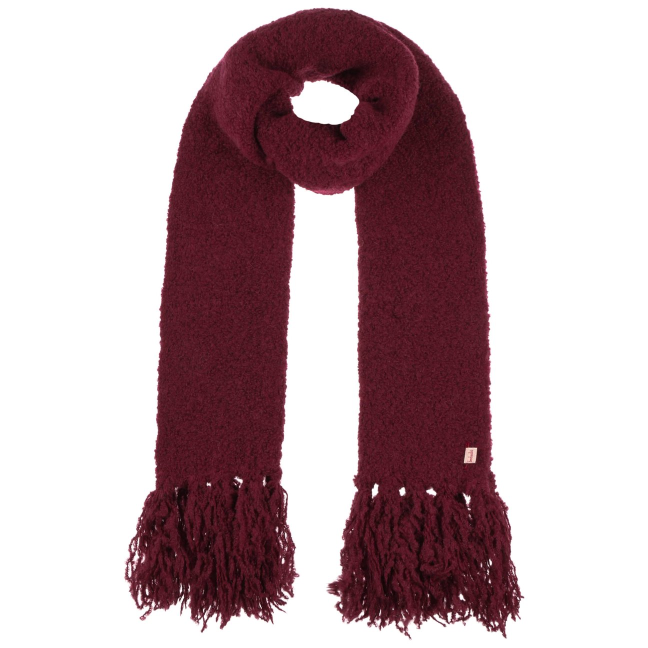 Bedacht Unisex Bordeaux Bratz Alpaca Wool Scarf By