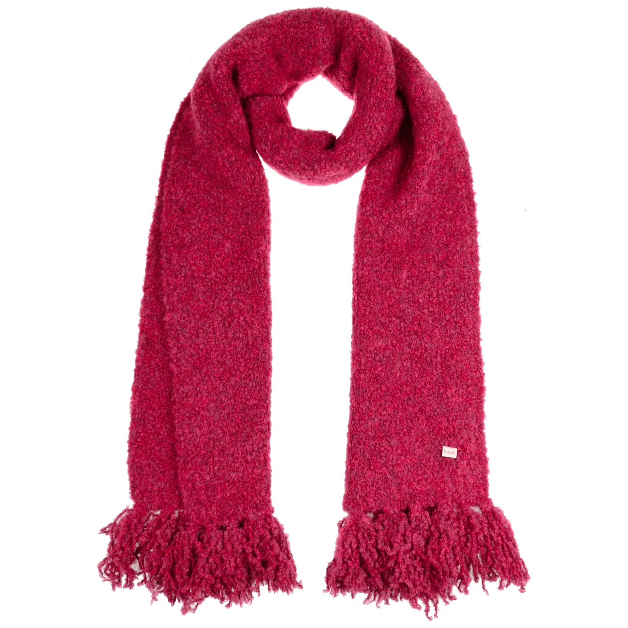 Bedacht Unisex Pink Bratz Alpaca Wool Scarf By