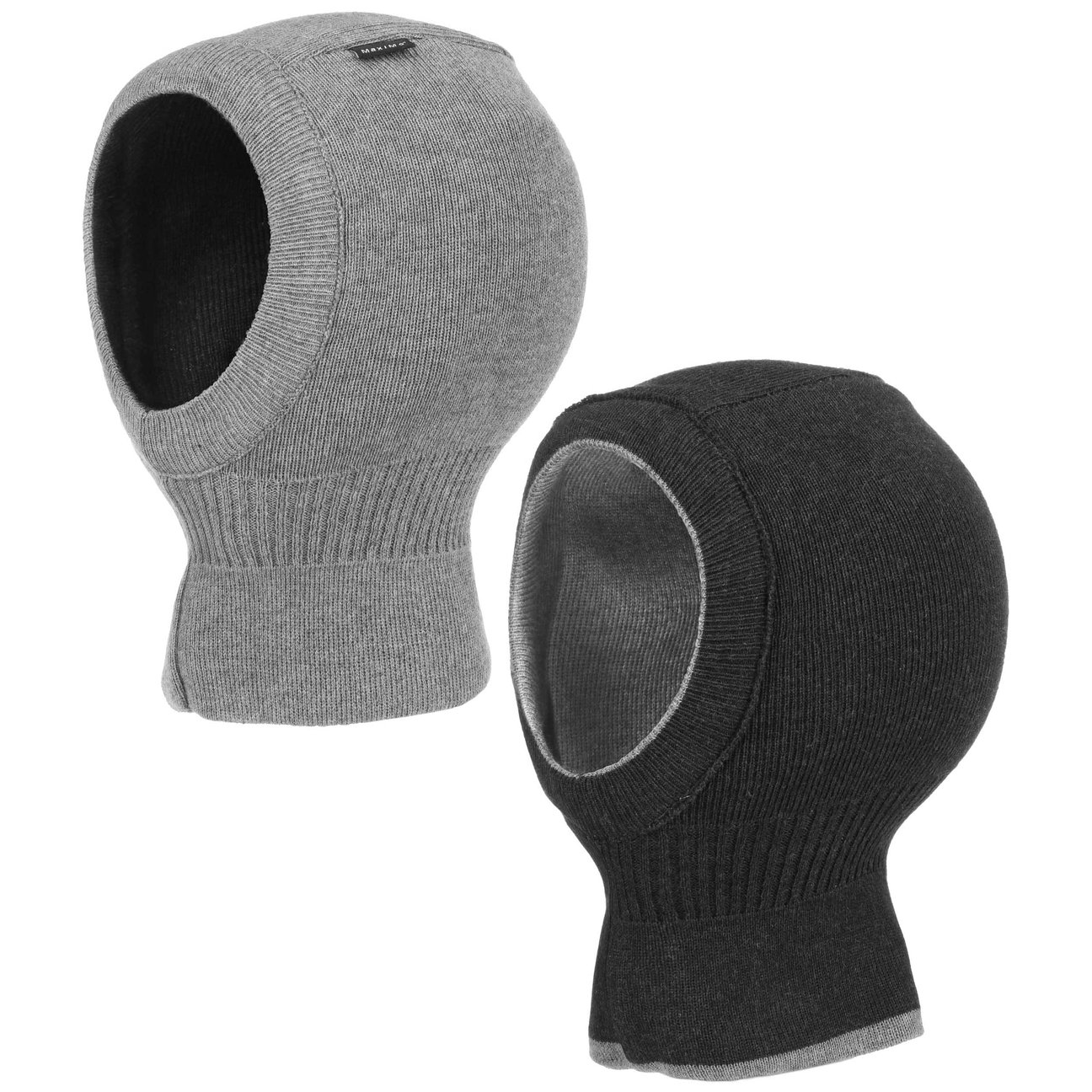 Maximo Anthracite-Grey Helge Reversible Kids Balaclava By