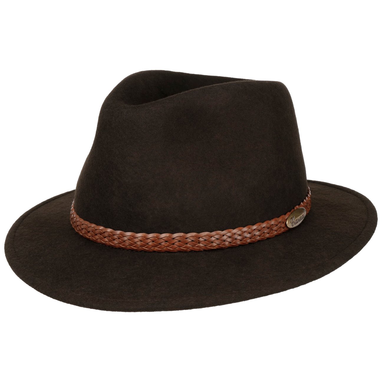 Lierys Brown Casual Light Traveller Wool Felt Hat By