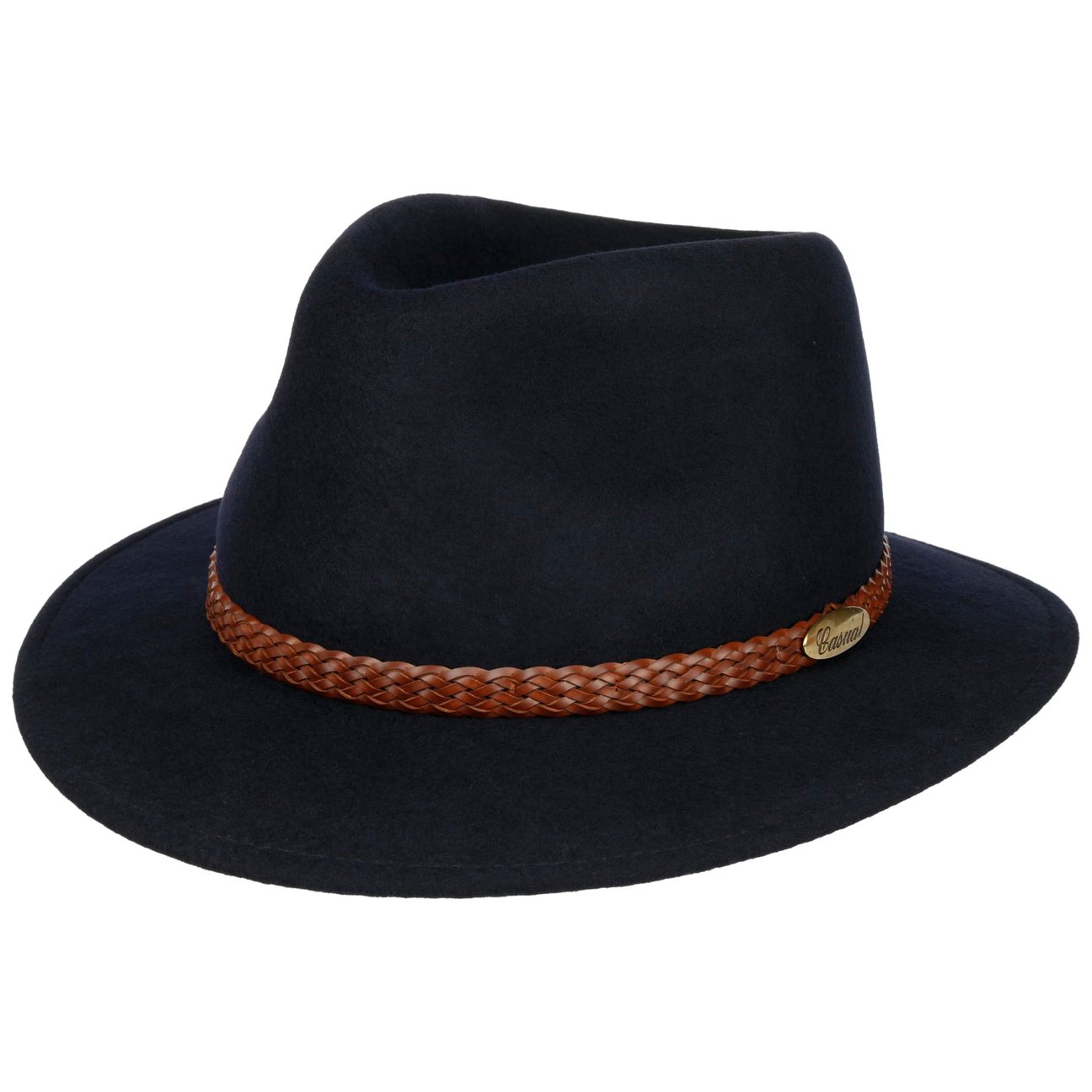 Lierys Navy Casual Light Traveller Wool Felt Hat By