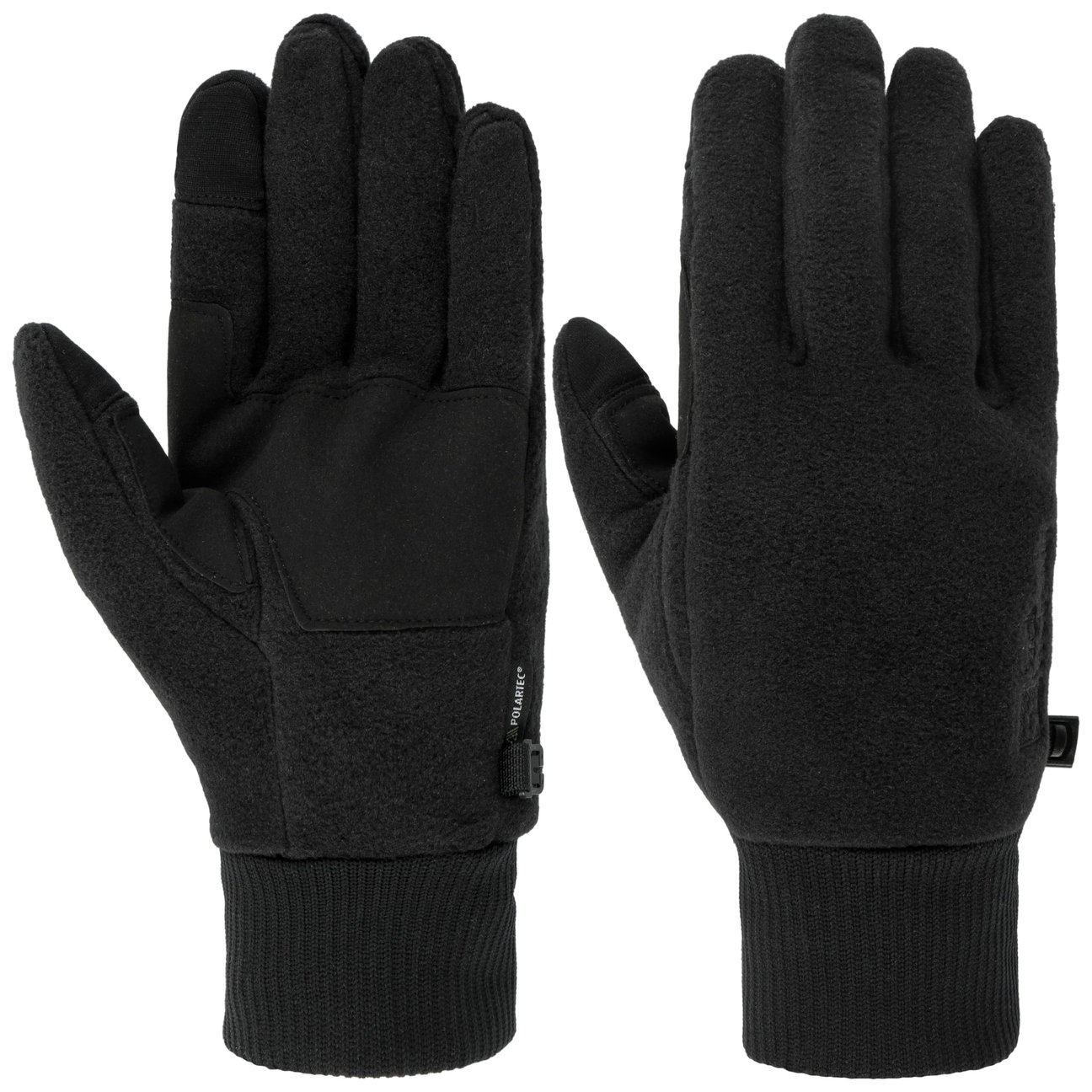 Jack Wolfskin Women's Black Vertigo Fleece Gloves By