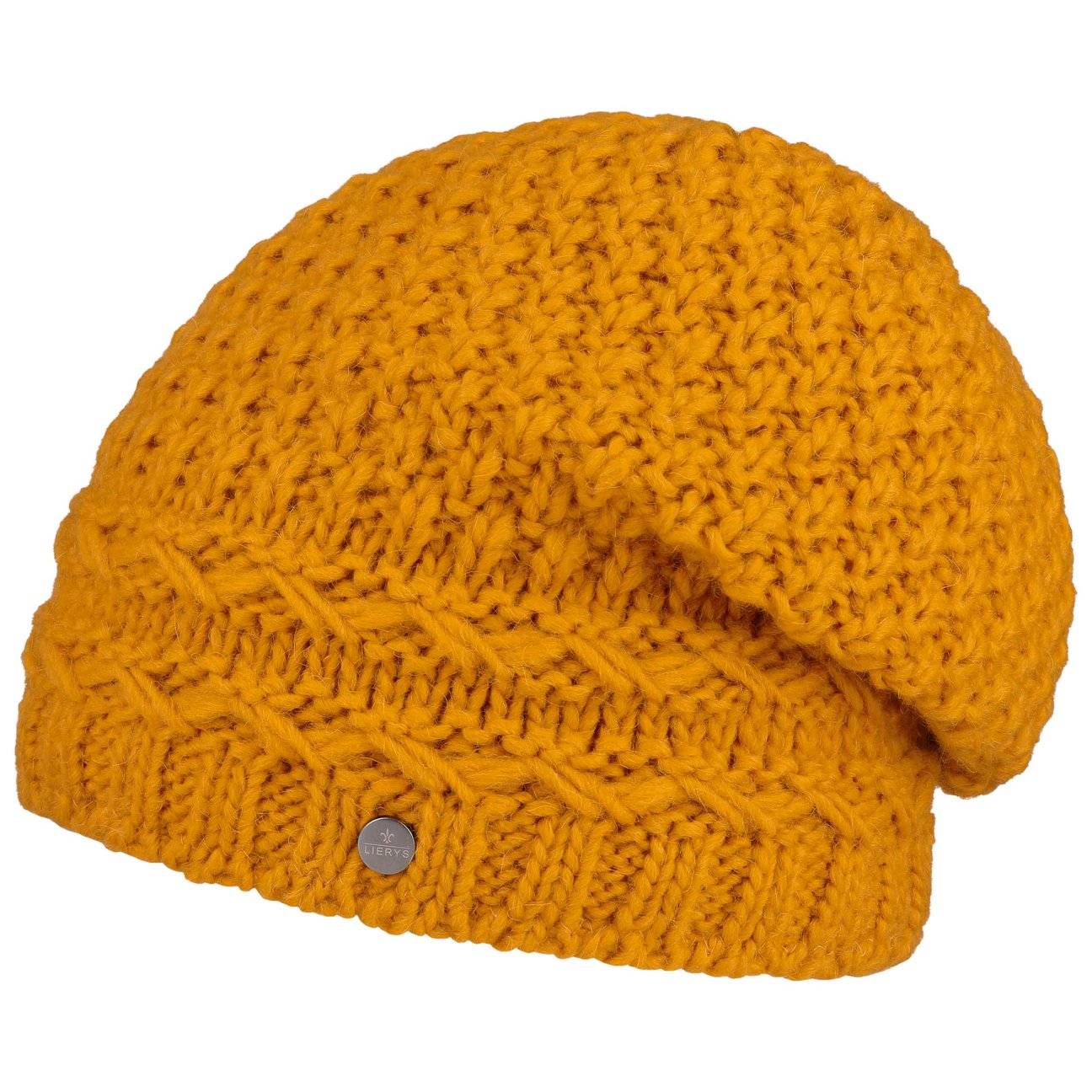 Lierys Women's Mustard Pinea Knit Hat With Lining By