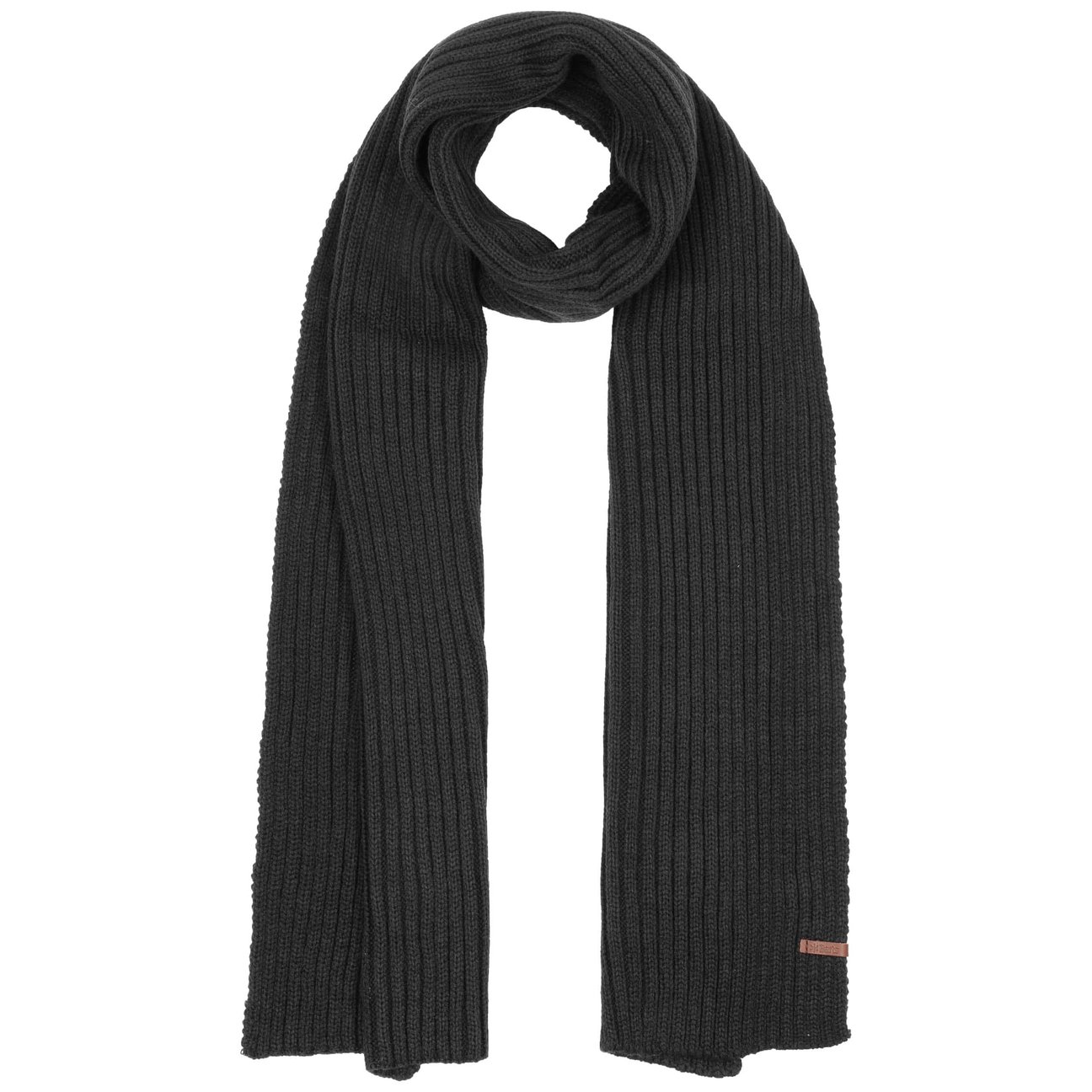 Barts Men's Black Wilbert Sustainable Scarf By