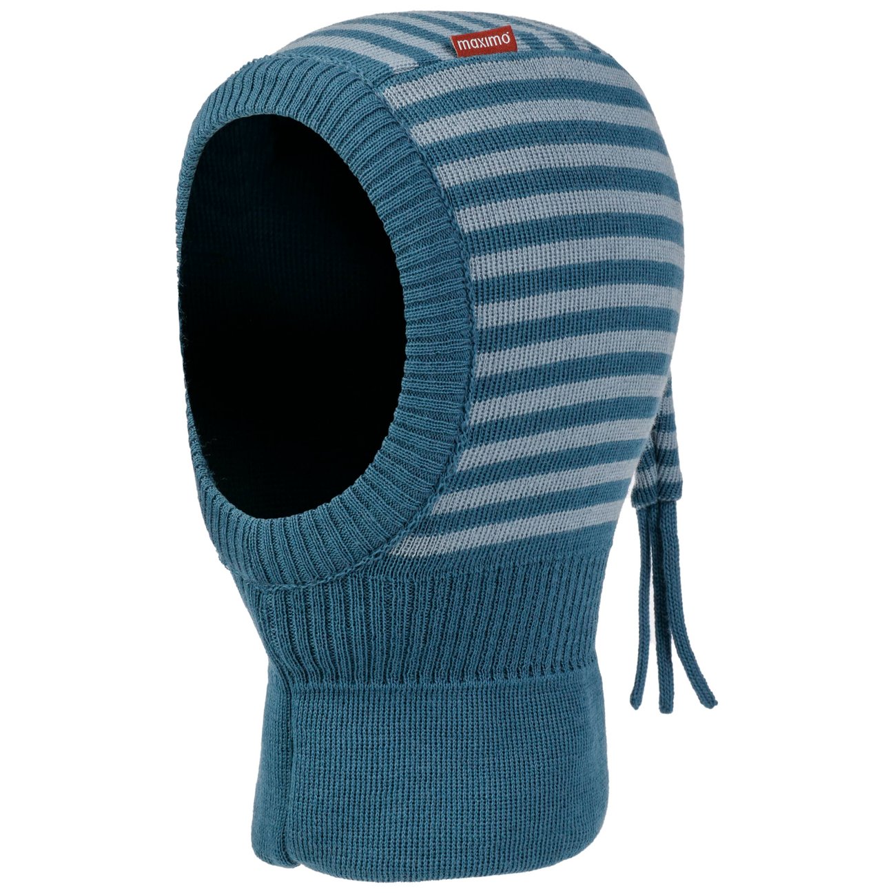 Maximo Denim Twotone Stripes Balaclava By