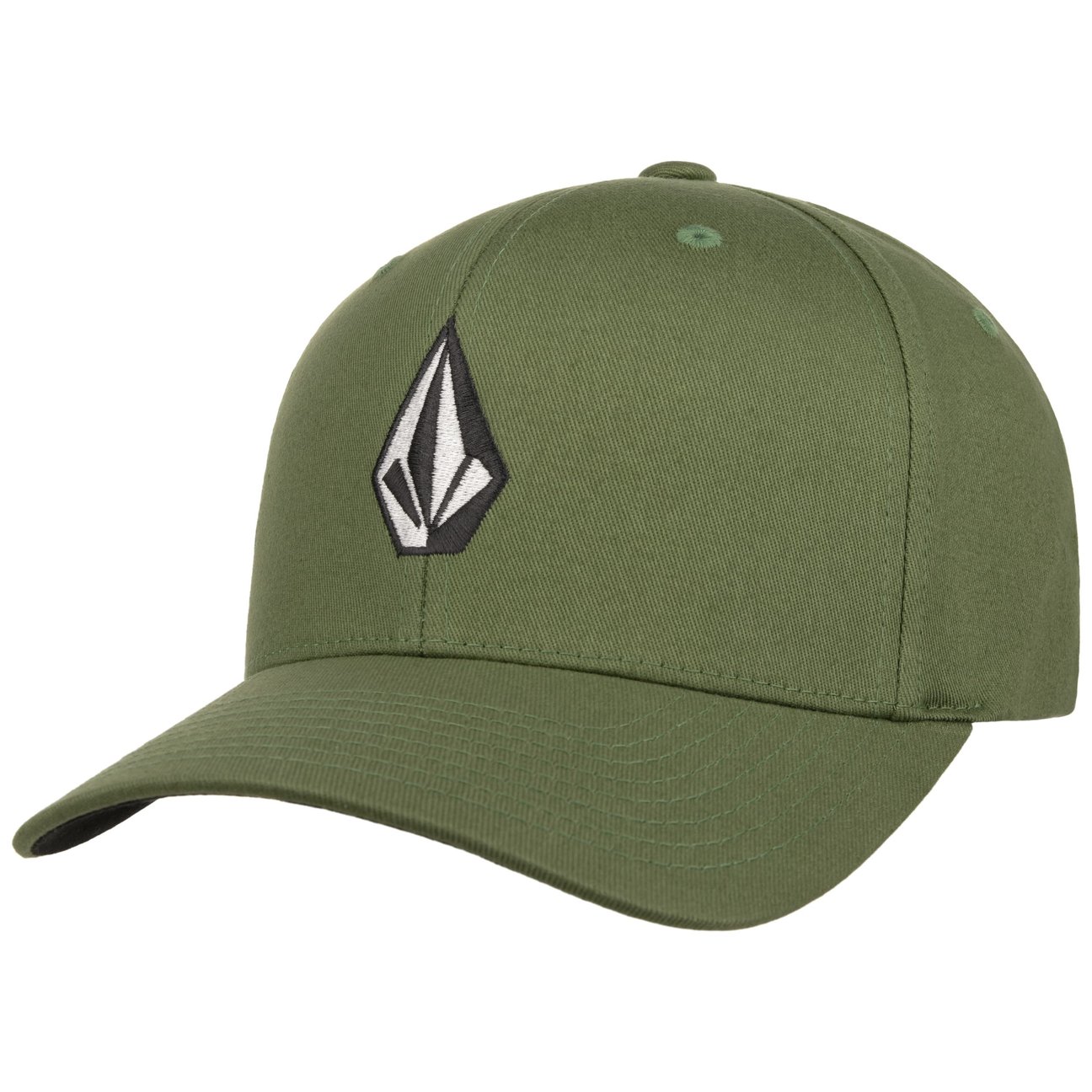Volcom Light Olive Full Stone Flexfit Cap By