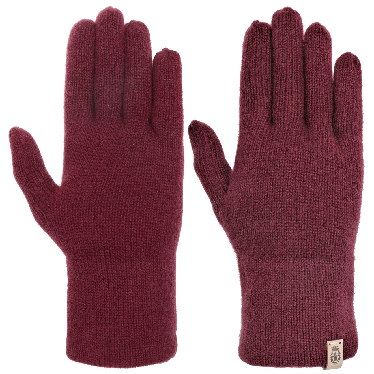 Roeckl Women's Bordeaux Pure Cashmere Gloves By