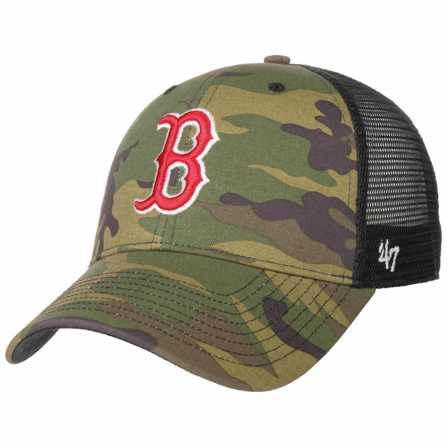 MVP Camo Red Sox Trucker Cap by 47 Brand