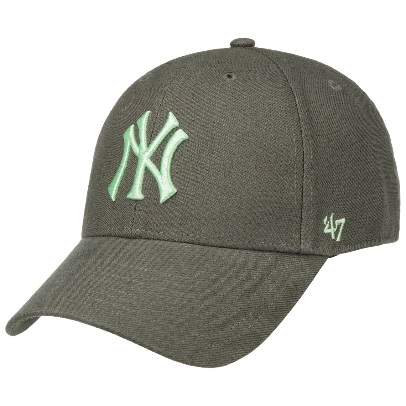 47 Brand Men's Grey Mvp Snapback Yankees Cap By