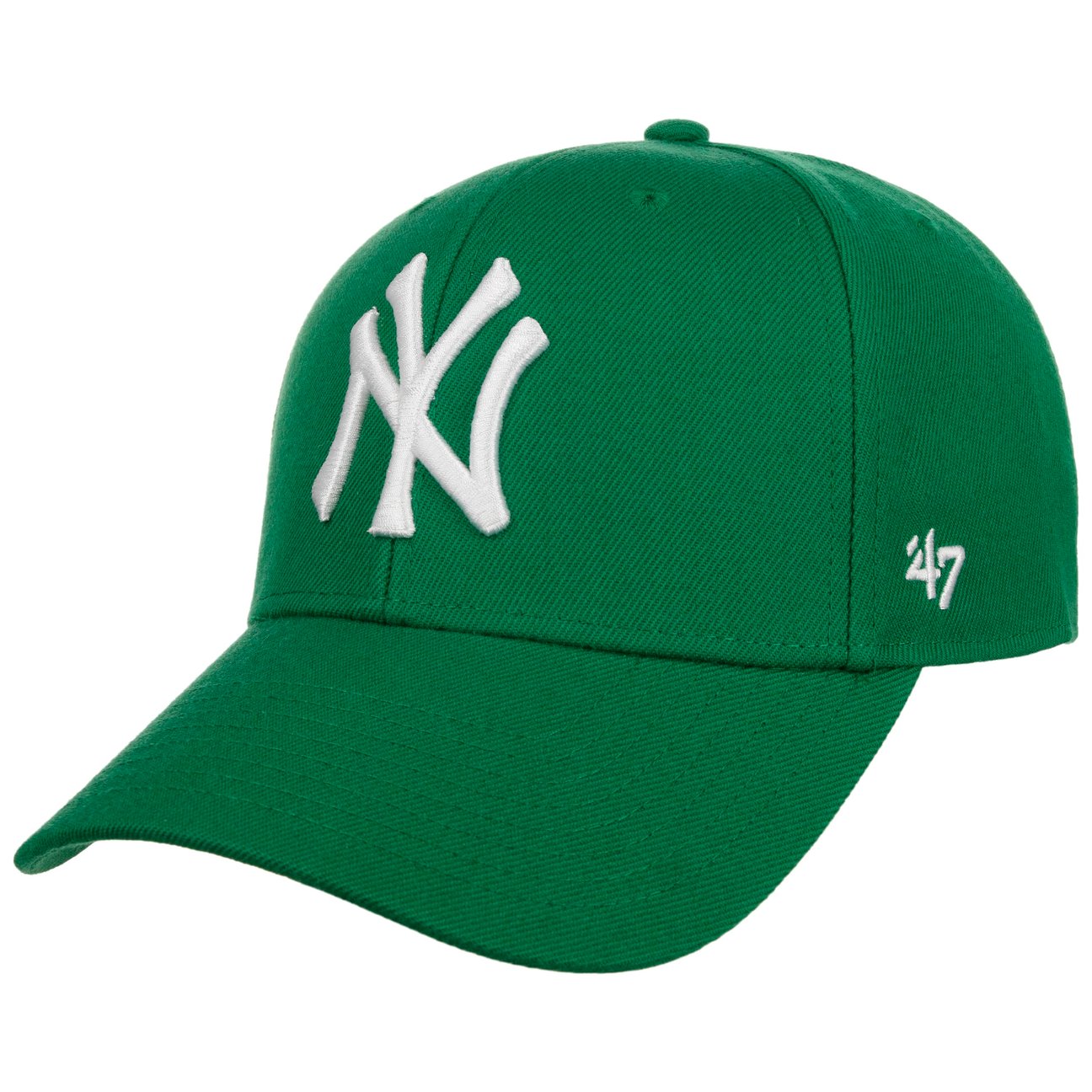 47 Brand Men's Green Mvp Snapback Yankees Cap By